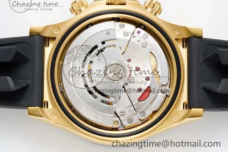 QF Dial Rubber Oysterflex on Daytona SA4130 Edition 1:1 Best Black Strap 116518 0409